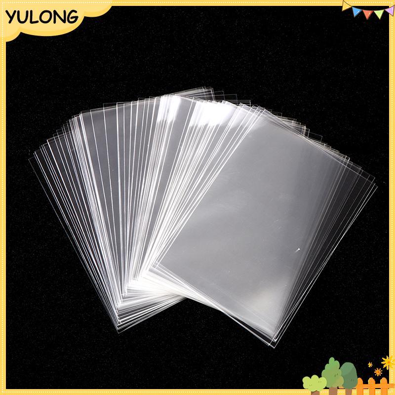 YU 100 ชิ้นการ์ดป้องกันโปร่งใสเล่นเกมแสดงการ์ดแขน NG