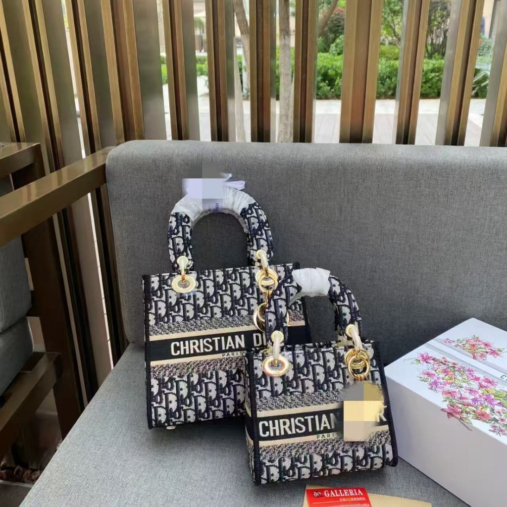 T2RY D**r Simple large-capacity shopping bag, small square bag, tote bag, handbag, shoulder bag, cro