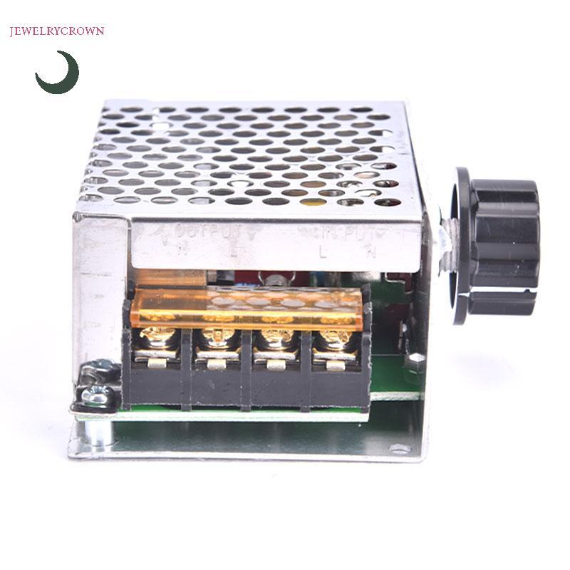 220V AC ตัวควบคุมแรงดันไฟฟ้ามอเตอร์ควบคุมความเร็ว PWM Controller SCR 4000W Rectifier [VN]