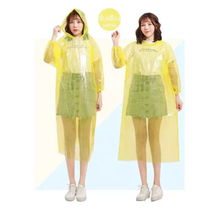 เสื้อกันฝนผู้ใหญ่ เนื้อหนาทนทาน 6-10-12 ตัว แพ็ค 12 ตัว คละสีNo.1120