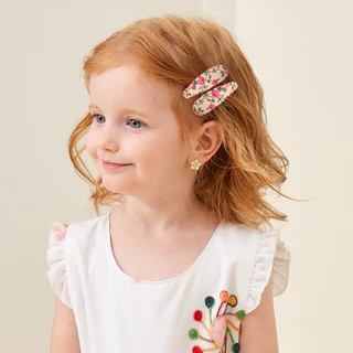 16 ชิ้นพิมพ์สีทึบคลิปผม Handmade Bows เด็กทารก BaBy Barrettes Hairpins พิมพ์ Hairgrips เด็กอุปกรณ์เสริมผมของขวัญ