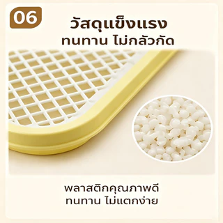 ห้องน้ํากระต่าย ถาดปัสสาวะกระต่าย ขนาดใหญ่ ถอดได้ ทำความสะอาดง่าย ช่วยระบุจุด ไม่ติดเท้า