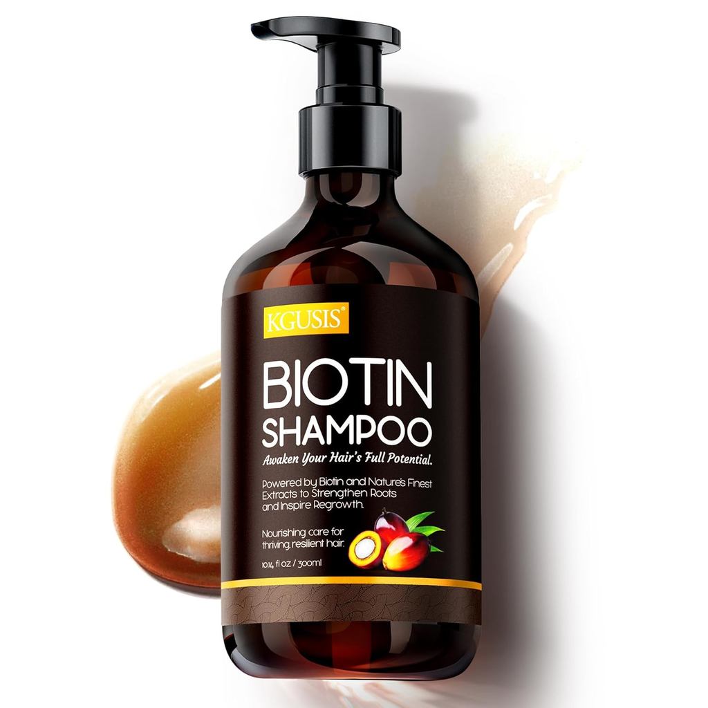 Root Activator Biotin Hair Growth Shampoo, Nourishing Tames Frizz พร้อม HA&B5, Anti Dandruff Rosemar