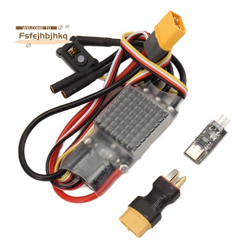 [fsfejhbjhkq]สําหรับ RC AM32 ESC เปิดแหล่งมอเตอร์ไร้แปรงภายนอก 80A สําหรับ RC Crawler SCX10 Traxas -