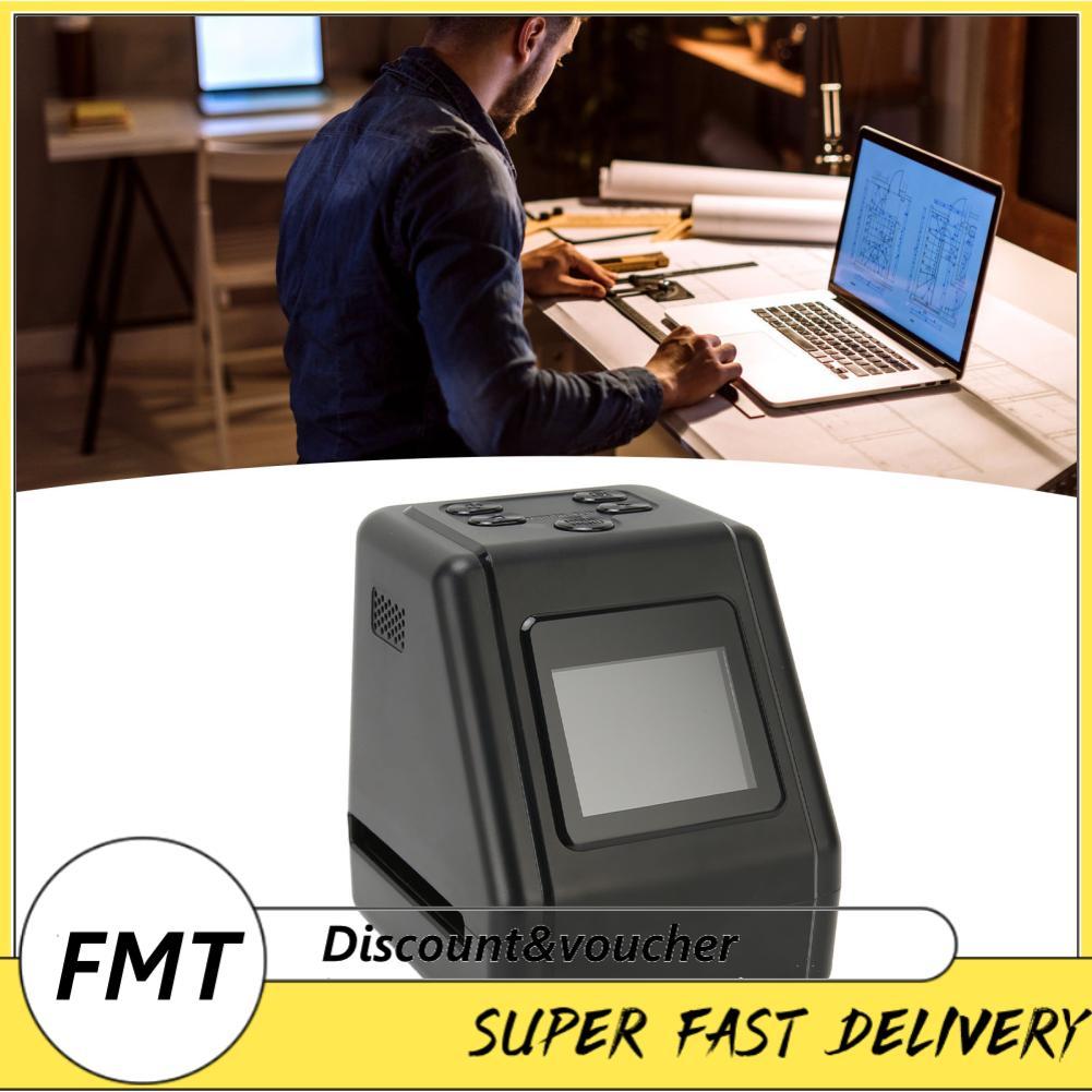 Freemarket Pomya เครื่องสแกนฟิล์มดิจิตอล 12MP สไลด์ Negative พร้อมหน้าจอ LCD 2 นิ้วสำหรับแปลง 135 126 110 Super 8 ภาพยนตร์สไลด์เป็น JPEG Photo PC แล็ปท็อปโทรศัพท์