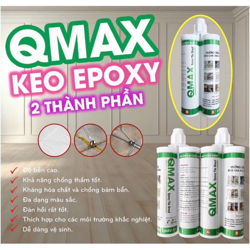 QMAX Vinmax 2-Component Epoxy Grout