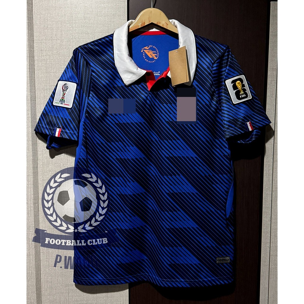 New !! เสื้อฟุตบอลโลกทีมชาติ ฝรั่JLศษ 3A  เกรดแฟนบอล Home ชุดเหย้า ปี 2026 ฟลูออฟชั่นชื่อเบอร์นักเตะในทีม (ครบทุกคน)