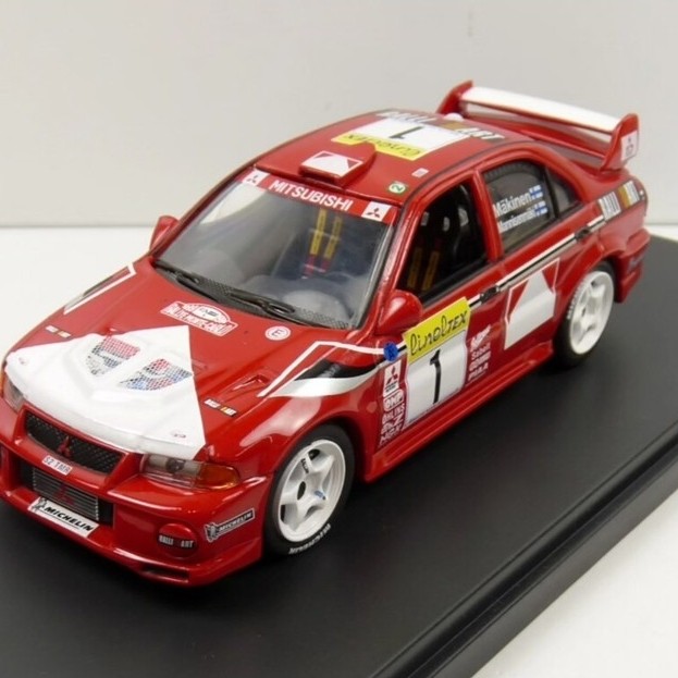 IXO 1: 43 Mitsubishi Lanse EVO IV WRC Rally Champion Mitsubishi EVO Makinen Makinen WRC World Champi