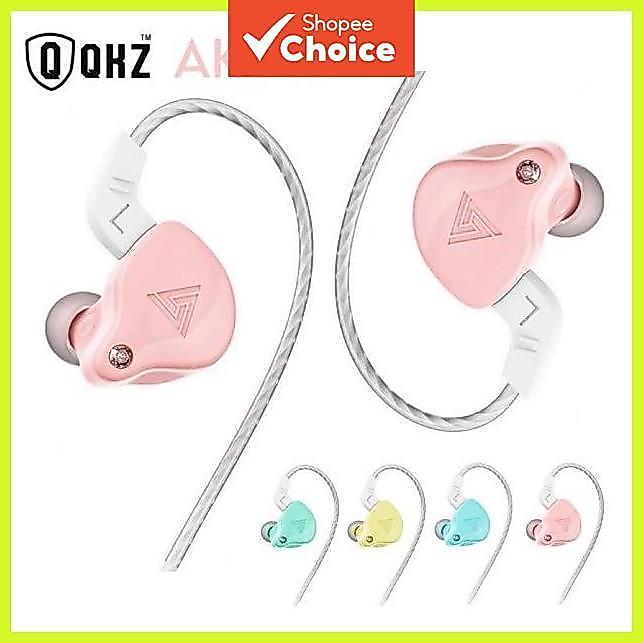 หูฟังอินเอียร์สําหรับกีฬา QKZ AK6-X ไดร์เวอร์เสียงทองแดง หูฟัง HiFi พร้อมไมโครโฟน สําหรับวิ่งและออกกําลังกาย แบบมีสาย