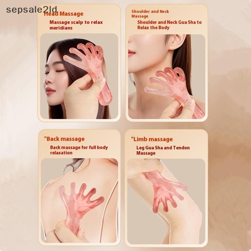 (seps) 1 PCS Resin Scalp Ba Massager Head Scratcher แบบพกพา SPA HEAD Massager สําหรับผ่อนคลายล้ําลึก