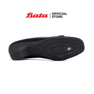Bata บาจา รองเท้าคัทชูแบบสวม เสริมส้น 1 นิ้ว สำหรับผู้หญิง รุ่น MARISKA สีเบจ 6318110 สีดำ 6316110