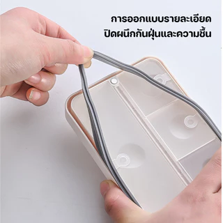 กล่องยาพกพา การออกแบบแม่เหล็ก กล่องเก็บยาขนาดใหญ่ 8 ช่อง สำหรับยาและวิตามิน พื้นผิวป้องกันรอยขีดข่วนที่ทนทาน