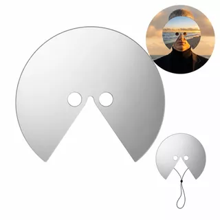 ESPOI กระจกทรงกลม, Full Face Head-mounted Visual Illusion Prop,สวมใส่การถ่ายภาพProps Visual Dislocationสะท้อนแสงผู้ใหญ่ใช้
