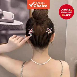 Grampo De Cabelo Coreano Para Classificação De Moscas – Acessórios Elegantes De Argola Mulheres