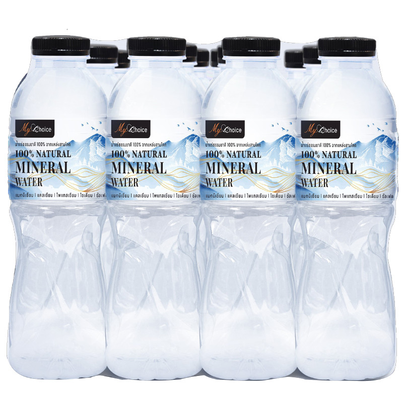 มายช้อยส์น้ำแร่ 600มล. แพค 12 My Choice Mineral Water 600ml. Pack 12 [หมายเลขบาร์โค้ด 8853474077892 ]