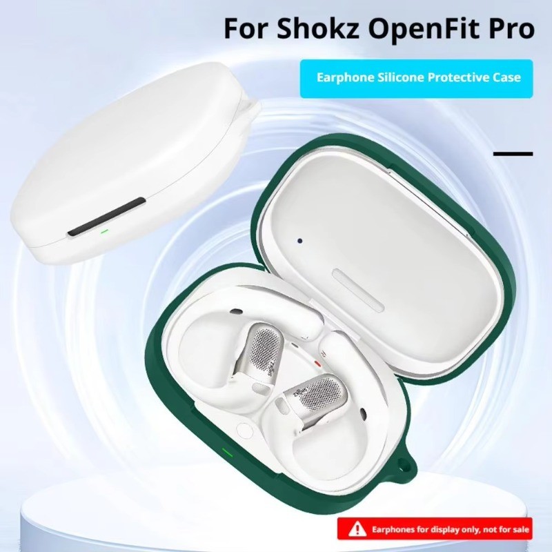 สําหรับ Shokz OpenFit Pro ซิลิโคนเหลวหูฟังกล่องคุณภาพสูงสําหรับ SHOKZ OpenFit Pro ไร้สาย Hearphone Shell อุปกรณ์เสริม