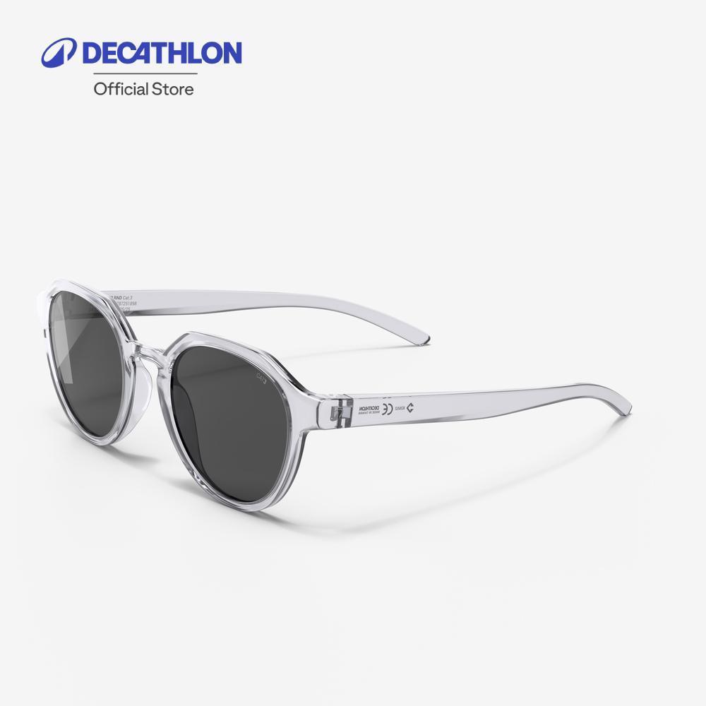 Decathlon Active 500 Rnd Round Category 3 Sunglasses แว่นกันแดดทรงกลม ประเภท 3 รุ่น Active 500 Rnd - Grey
