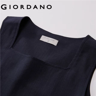 GIORDANO (Online Exclusive) เดรสผู้หญิง Women's Square-neck Dress 13466271