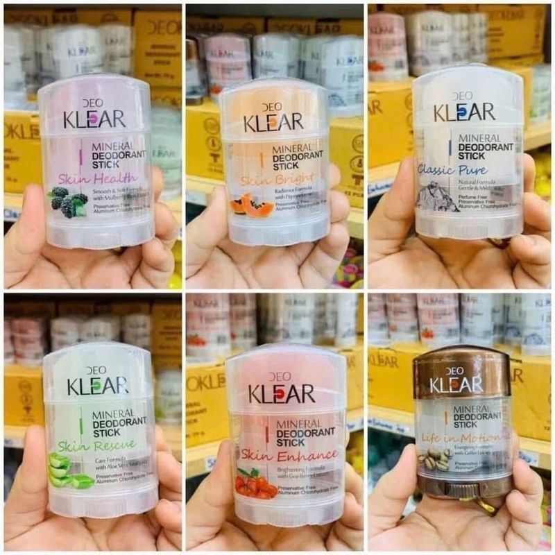 Daigou ประเทศไทย Meteor Garden F4DEOKLEAR Antiperspirant Stone Deodorant Stick กลิ่นสดชื่นผู้ชายผู้ห