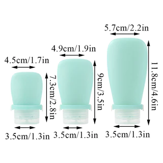 【ส่งสินค้าใน 24 ชั่วโมง】30/60/90ML ป้องกันการรั่วซึมซิลิโคนบีบขวด เดินทางรีฟิล โลชั่นแชมพูเรือ พกพาได้