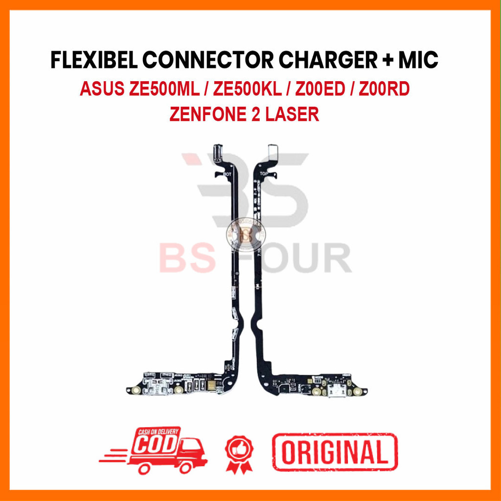 FLEXIBLE CONNECTOR CHARGER ASUS ZENFONE 2 LASER / ZE500ML / ZE500KL / Z00ED / Z00RD + MIC ORI