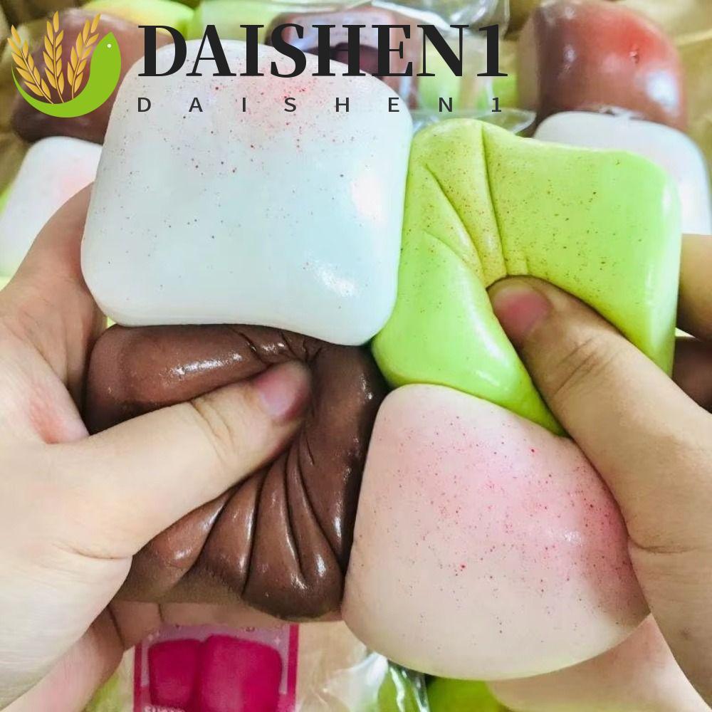 DAISHEN1 ของเล่นสกุชชี่ขนมปัง, จําลองช้า Rising Toast Sensory ของเล่น, นุ่มน่ารักหยิกมินิมือผ่อนคลาย Fidget ขนมปังเด็ก