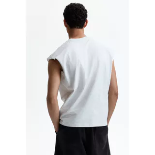 H&M(เอชแอนด์เอ็ม) เสื้อกล้ามผ้าฝ้ายทรงสบาย ผู้ชาย 1344897_1