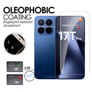 Xiaomi 17T 17TPro 2026 กระจกนิรภัย Flim สําหรับ Xiaomi 17T 17T 17 T T17 17TPro Xiaomi17T Pro Ultra 4G 5G ด้านหน้าฟิล์มกลับเลนส์กระจกกลับกล้องเลนส์ป้องกันหน้าจอ