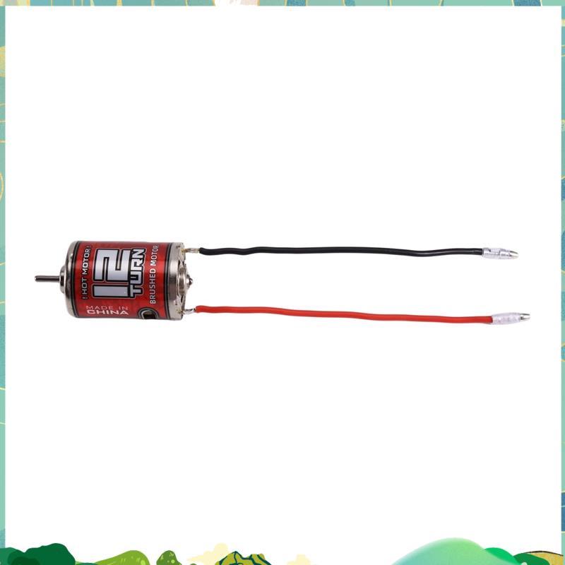 RC Brushed Motor, 540 High Torsion Low Noise Motor 12T-22500Rpm สําหรับ Scx10 D90 RC Car