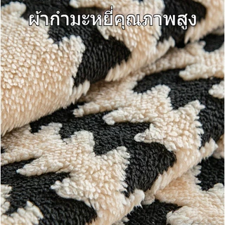 🔥เบาะโซฟา บาะรองนั่งกันลื่น ผ้าคลุมผ้าห่ม เนื้อผ้านุ่มฟู แสงหรูหราพรีเมี่ยมรู้สึก Plush เบาะ