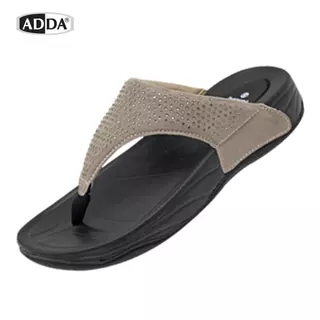 ADDA รุ่น 31J6G-W1 Size 4–7 สายคาดแต่งคริสตัล พื้นรองเท้าดีไซน์ นุ่ม ใส่สบาย เดินทั้งวันก็ยังมั่นใจ