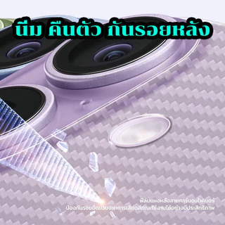 🛡️ชื่อร้าน💎ฟิล์มกันรอยหลังลายคาร์บอนเคลือบ【iPhone17ProMax 17Air 16pro 15plus14/13MINI/12/11】-KL+KA