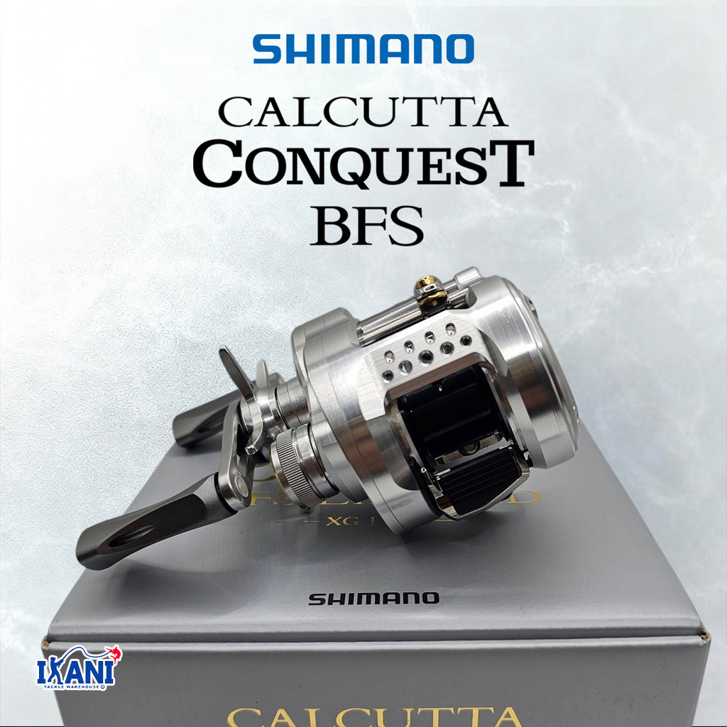 SHIMANO CALCUTTA CONQUEST BFS LIMITED 26 BAITCASTING FISHING REEL MESIN PACING UL ULTRALIGHT