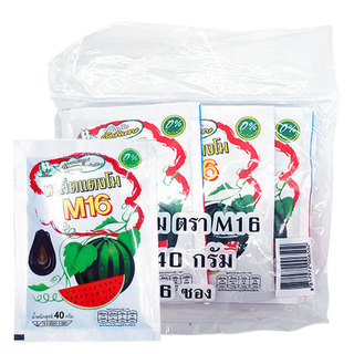 เอ็ม16 เมล็ดแตงโมอบ 40 ก. x 6 (M16 Black Watermelon Seed 40 g x 6)