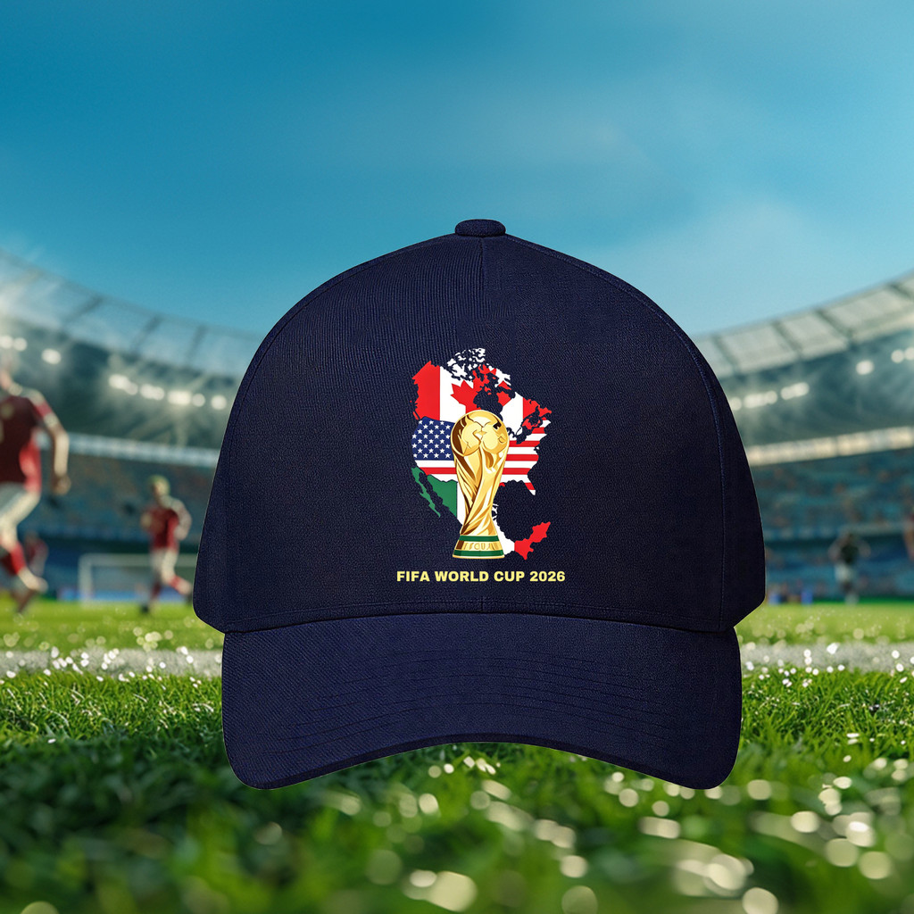 【พร้อมส่ง】 หมวกแก๊ปเบสบอลลายคลาสสิก (World Cup Edition) – ใส่ได้ทั้งชายและหญิง ใช้งานได้อเนกประสงค์ เหมาะสำหรับสวมใส่กัน