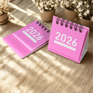 Mini Calendar 2569 ปฏิทินจิ๋ว 6x6 ซม. กระดาษปอนด์ เขียนง่าย ของขวัญ ของชำร่วย ของขวัญปีใหม่ งานแต่ง