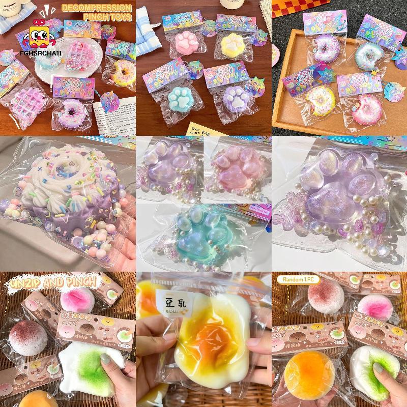 FG Handmade Floing Cats Paw ความเครียดบรรเทา Squishy ของเล่น Mochi ช้า Rebound ใหม่ Fidget ของเล่นของขวัญวันเกิด HS