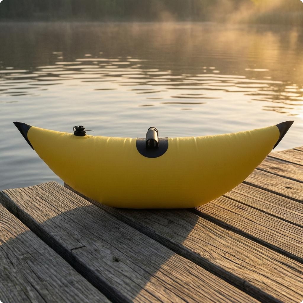 Kayak Outrigger ทุ่นติดตั้งส่วน Inflatable Outrigger ทุ่น Inflatable Kayak Stabilizer Top สิ่งที่แนบ