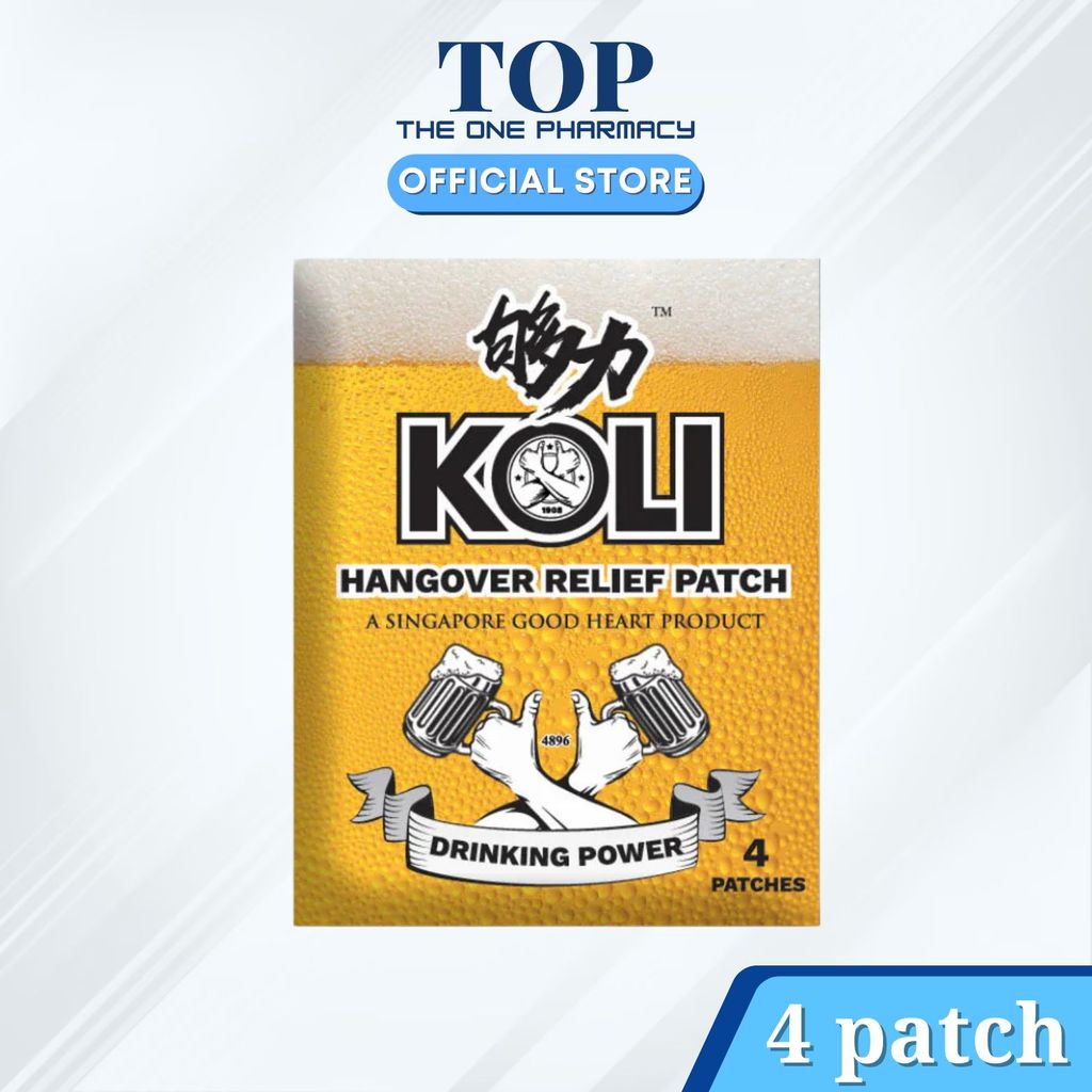 KOLI Hangover Relief Patch (4 แผ่น)