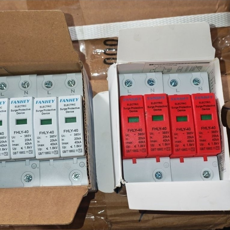 การป้องกันฟ้าผ่าส่ง SPD AC, DC Fanhey