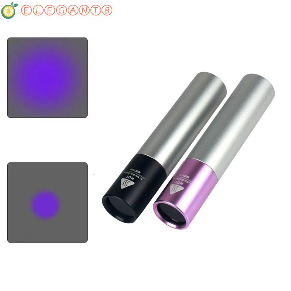 AELEGANT ไฟฉาย LED อัลตราไวโอเลต, 15 วัตต์ 365nm Waveweight UV LED ไฟฉาย, อลูมิเนียมอัลลอยด์แบตเตอรี