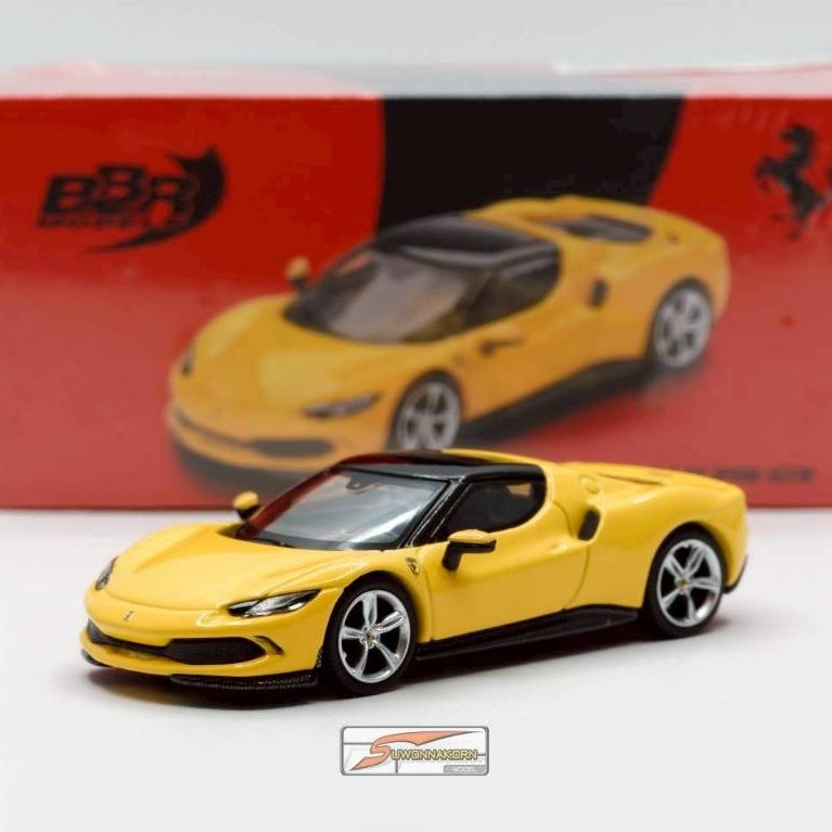 BBR 1/64 Ferrari 296 GTB Giallo Modena