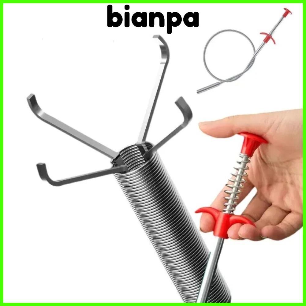 น้ํายาทําความสะอาดท่อ BIANPA, เครื่องมือทําความสะอาดท่อสี่กรงเล็บฤดูใบไม้ผลิ, ขายร้อนทนทานที่แข็งแกร่ง Gripping Force ยืดหยุ่น Grapple เครื่องมือทําความสะอาดบ้านห้องน้ํา