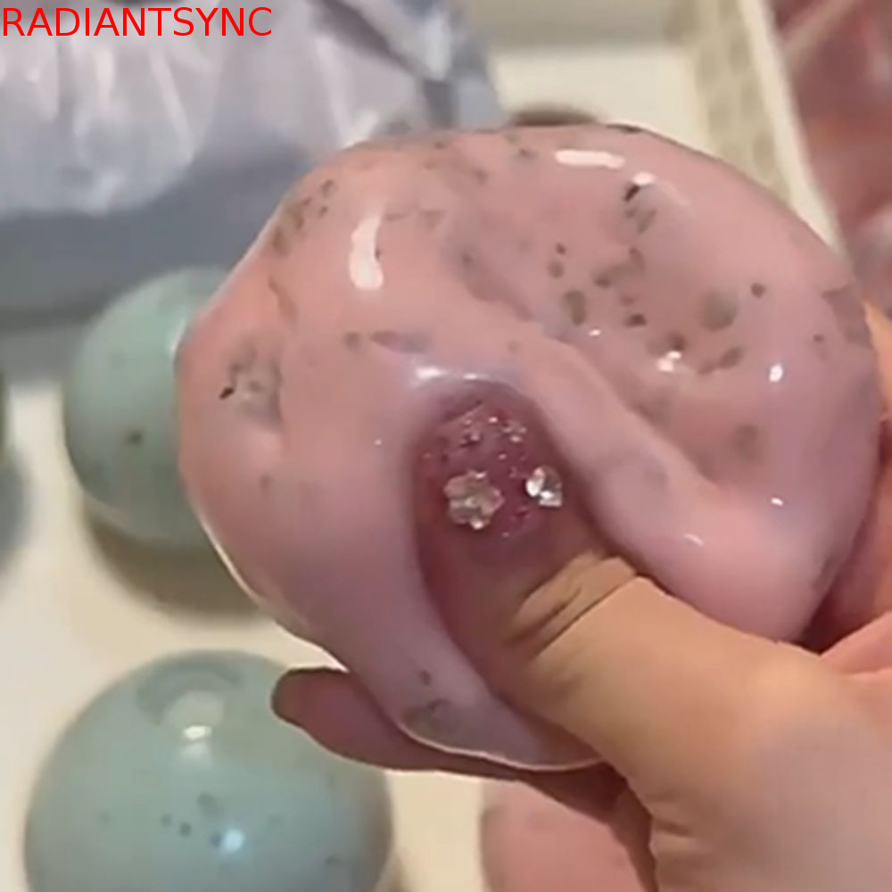 RADIANTSYNC ของเล่นหยิก, Butter Feel Shapeable Squeeze ของเล่น, จําลองตลกสดที่สมจริง Handmade Ball ของเล่นเด็ก