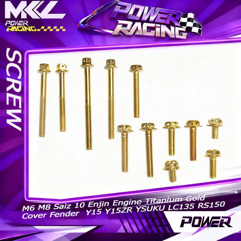 BOLT HENG FLOWER TYPE/ MUSHROOM TYPE M6 M8 HENG BOLT FLOWER TYPE FINE THREAD SENSOR BOLT / BODY BOLT