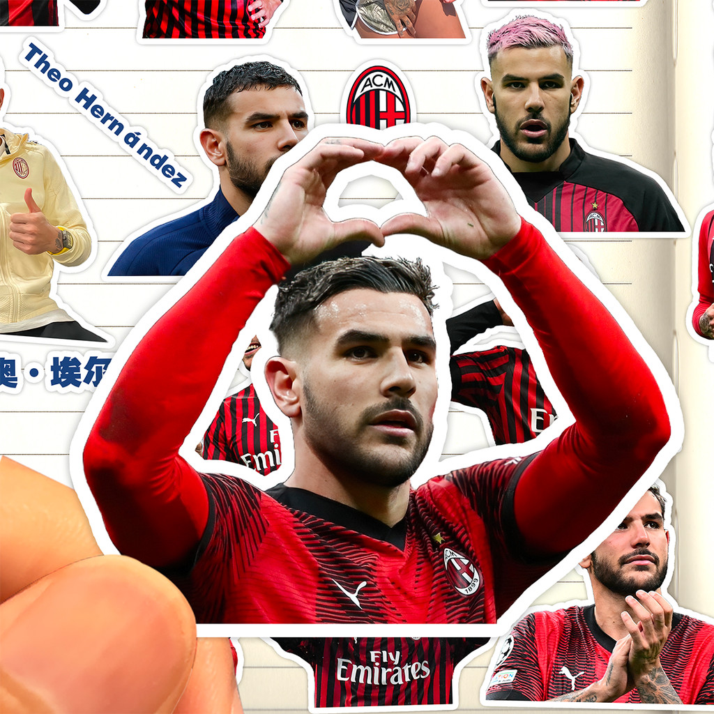 Teo Hernandez Sticker HD Waterproof AC Milan Football Athlete Theo Hernandez Sticker