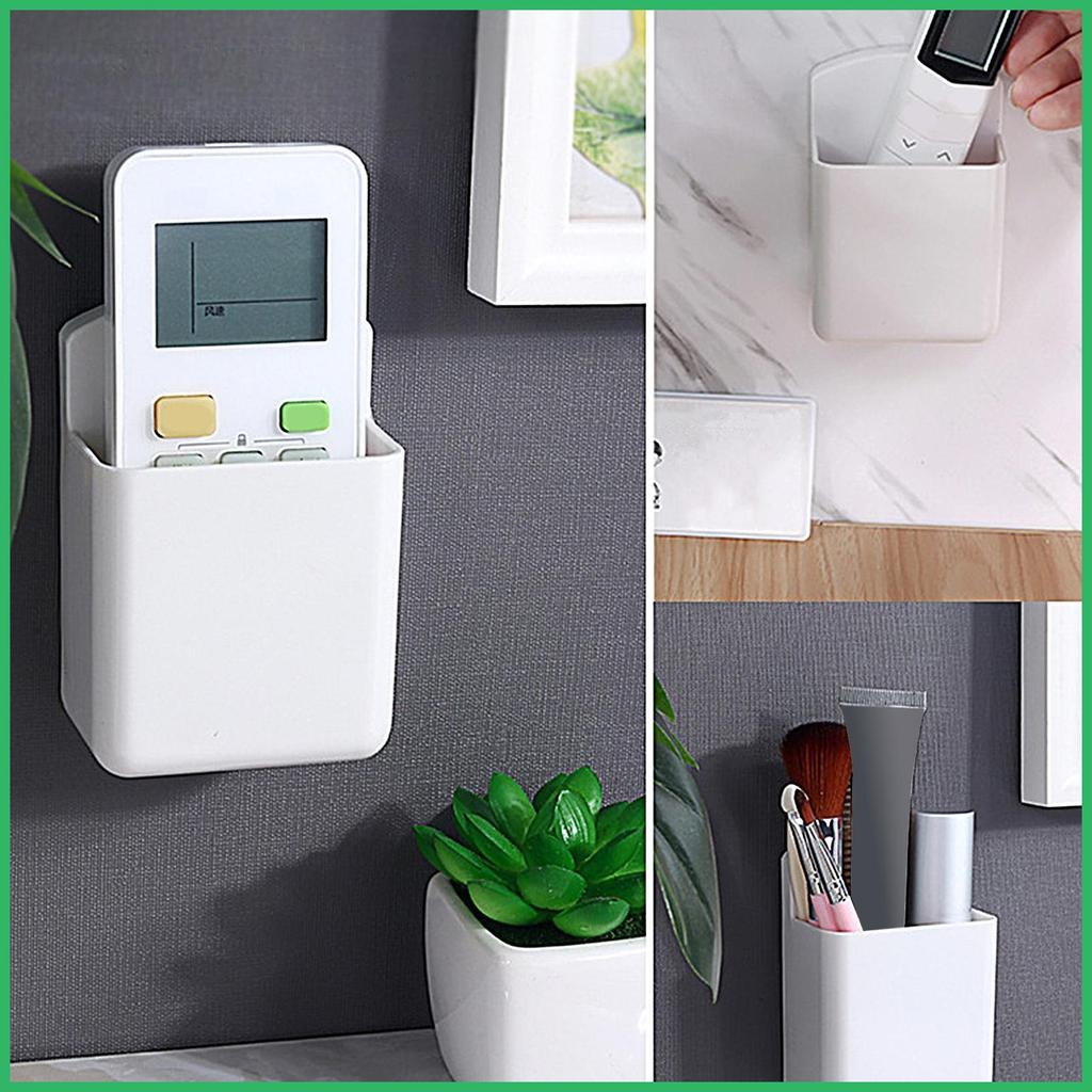 TV Remote Organizer Nail-Free TV Remote Holder สําหรับ Wall TV Remote AC Remote Organization คอนเทนเ