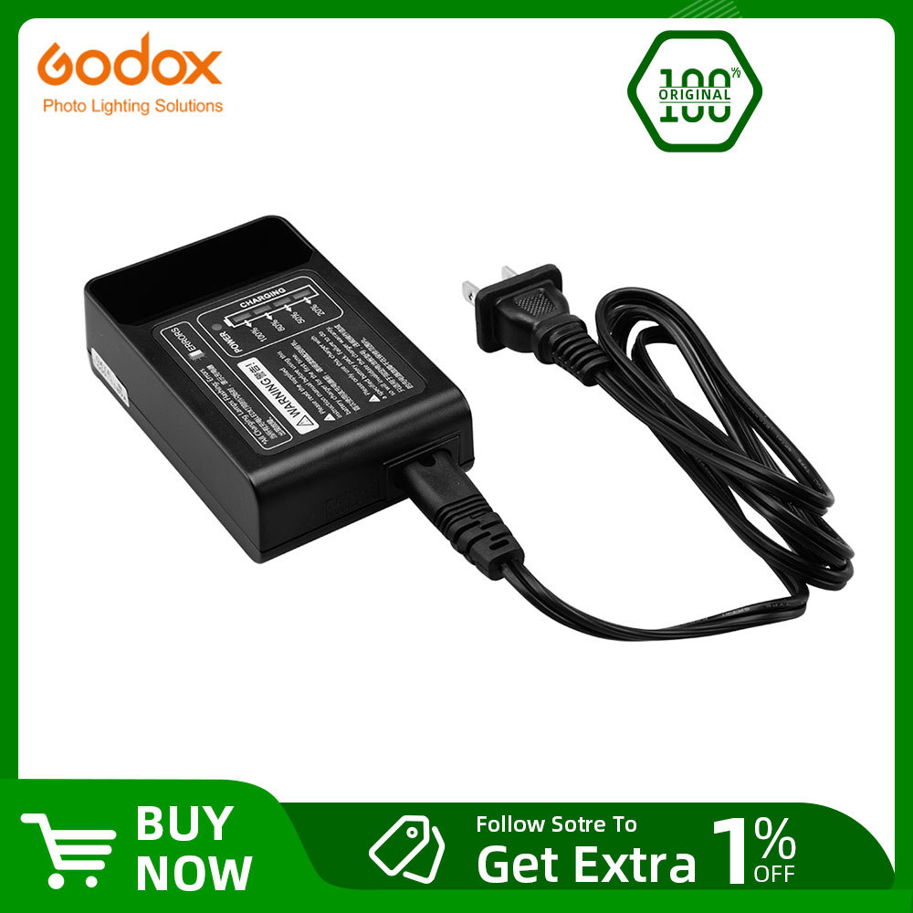 GODOX VC18 VB-18 เครื่องชาร์จพิเศษสําหรับ Godox VING V850 V860 V860II แฟลช Speedlite