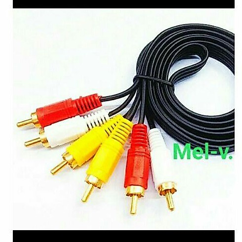 3Rca ถึง 3Rca สายวิดีโอเสียง 3 สาย RCA เป็น 3 สาย RCA