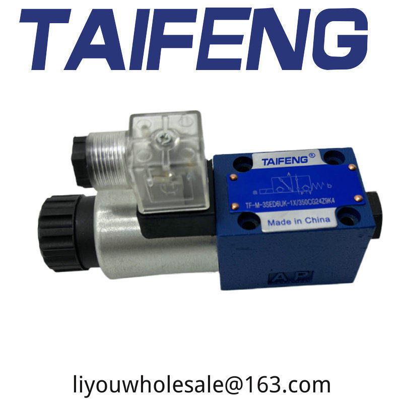 TAIFENG TAIFENG โซลินอยด์วาล์วไฮดรอลิก TF-M-3SED6UK-1X/350CW220N9K4 CG24Z9K4